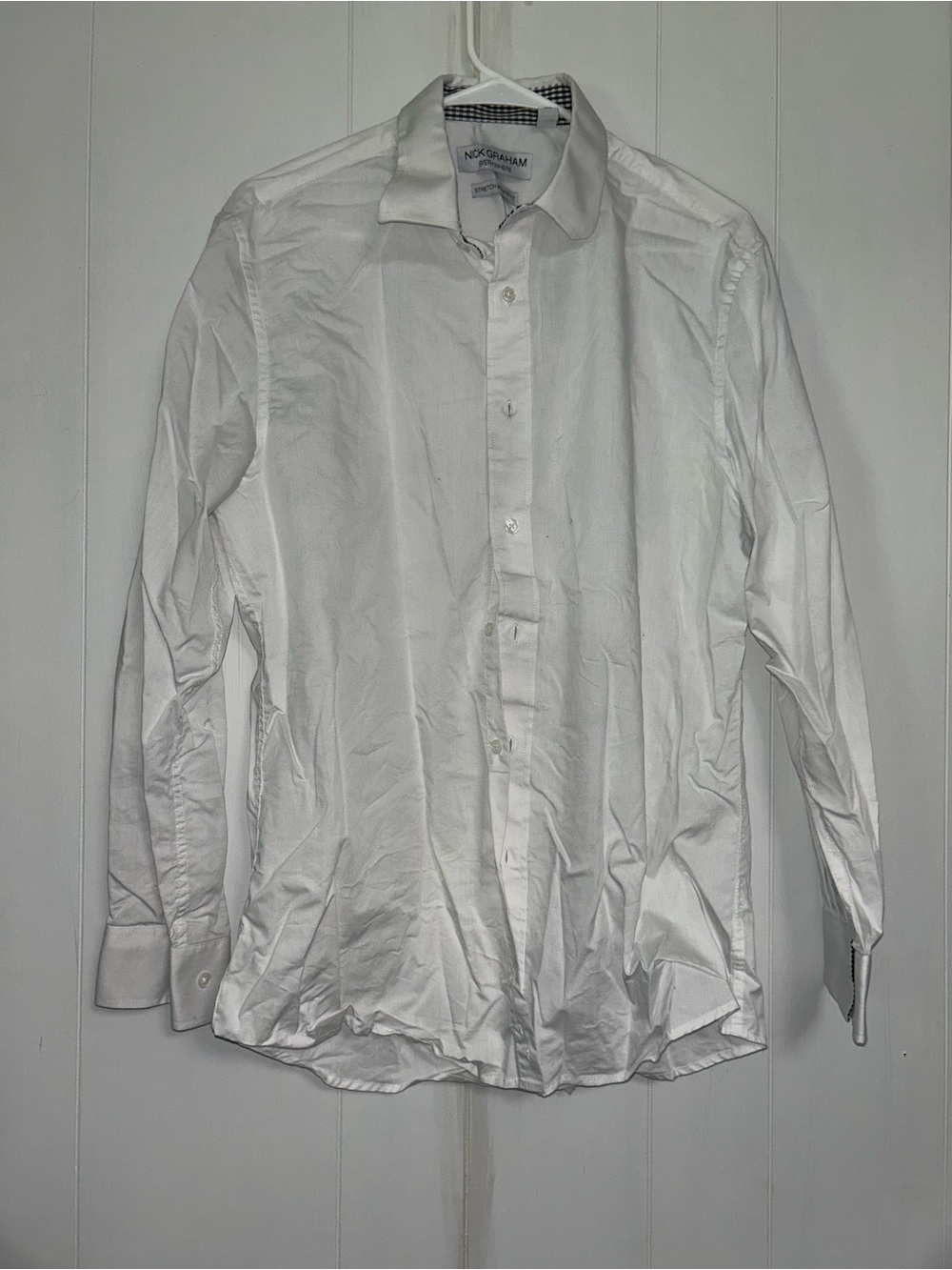 Men’s White Dress Shirt - Classic Long Sleeve
